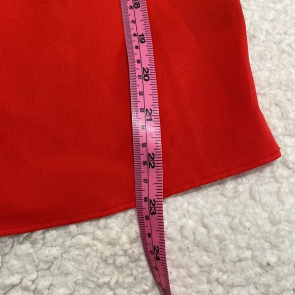 Skies are Blue Long Sleeve Satin Shirt Womens XS Open Back Romantic Career - Picture 11 of 12